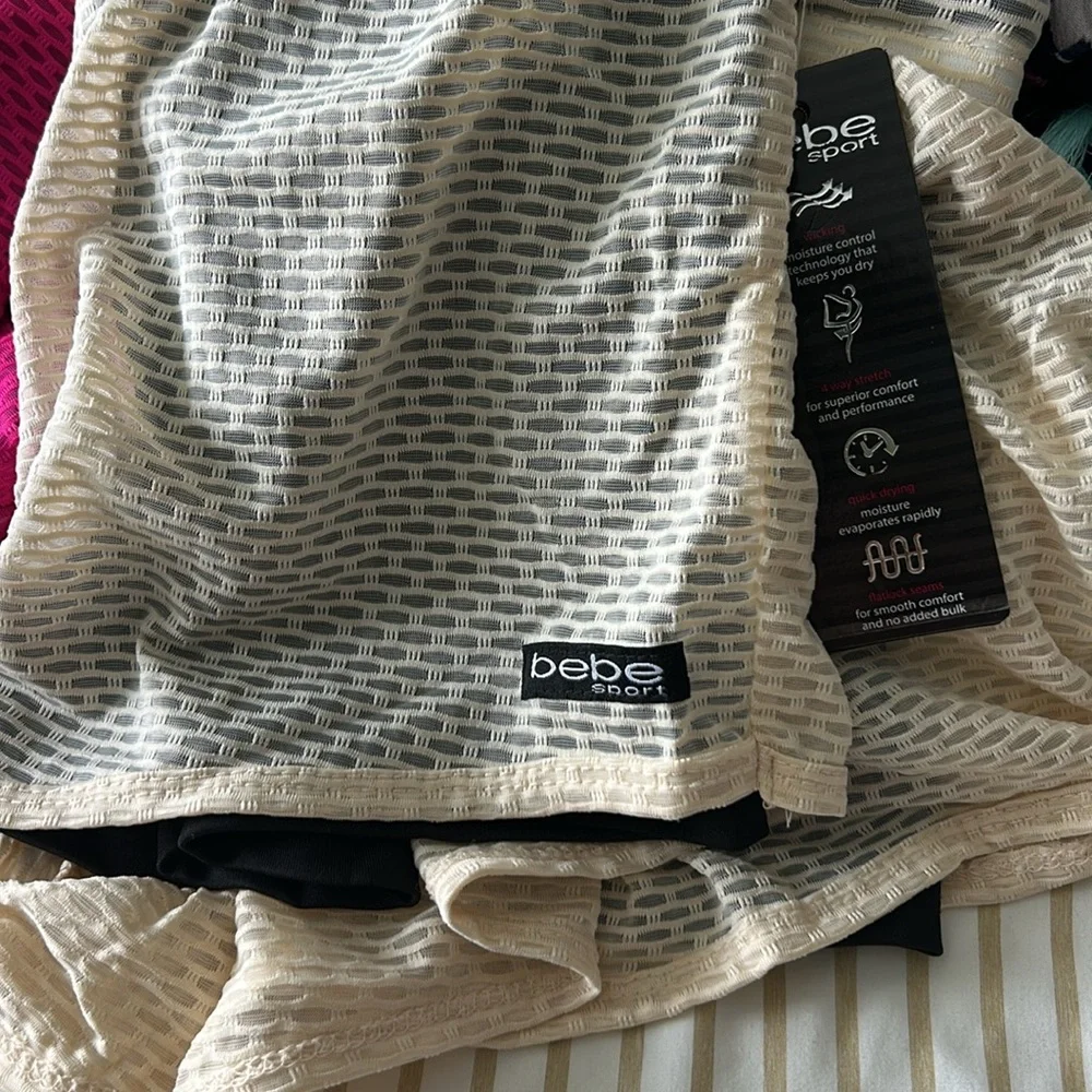 BEBE SPORT MESH SHORTS SIZE M MSRP $49.00 NWT